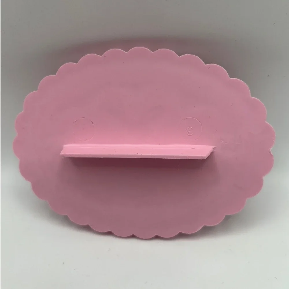Rose and Swans Pink Press for Butter Cookies Fondant Baking Vtg